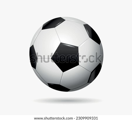 Similar – Soccer ball Joy Playing