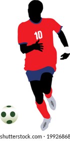 football-player isolated
