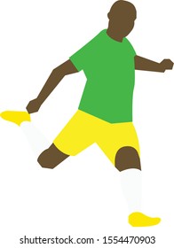 football/soccer flat icon minimalist modern simple design 10