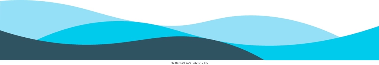 Footer Design Element Isolated Background