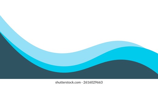Footer Design Element Isolated Background. vector illustration