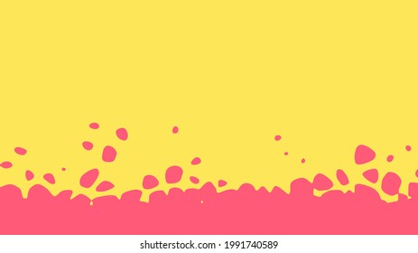 Footer or header for website or poster, transition between two colors. Design element, vector illustration.