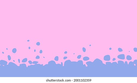 Footer or header for website or poster, transition between two colors. Design element, vector illustration.