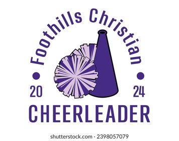 Foothills Christian Cheer Leader Logo