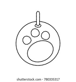 Footprint decorative ball