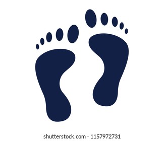 footprint glyph icon , designed for web and app