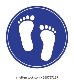 Footprint icon.