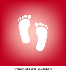 Footprint icon.