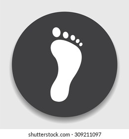 footprint icon.