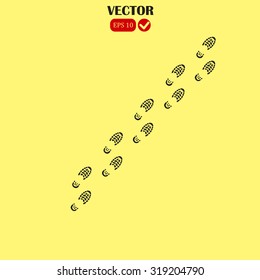 footprint icon 