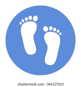 Footprint icon.