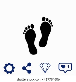 Footprint icon.