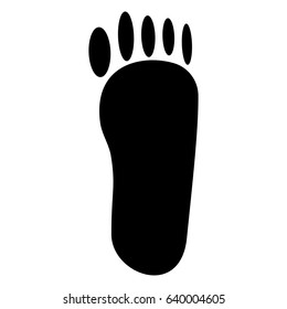 Footprint icon .