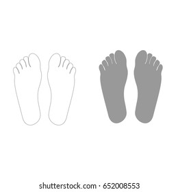 Footprint  icon .