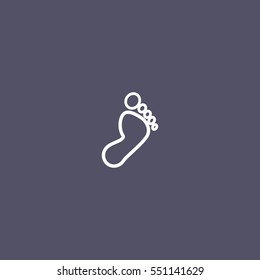 footprint icon design