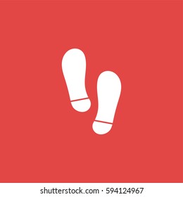 Footprint icon illustration isolated vector sign symbol