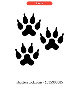 footprint icon isolated sign symbol vector illustration - high quality black style vector icons
