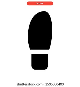 footprint icon isolated sign symbol vector illustration - high quality black style vector icons
