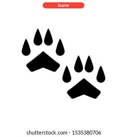 footprint icon isolated sign symbol vector illustration - high quality black style vector icons
