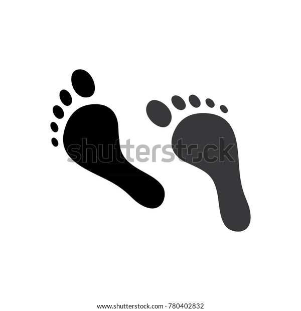 Footprint Icon Logo Stock Vector (Royalty Free) 780402832 | Shutterstock