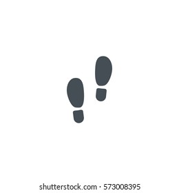 footprint icon. sign design