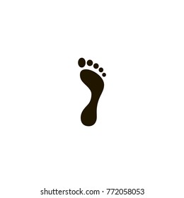 footprint icon. sign design