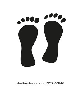 Footprint icon. Trendy Footprint logo concept on white background from law and justice collection. Suitable for use on web apps, mobile apps and print media.