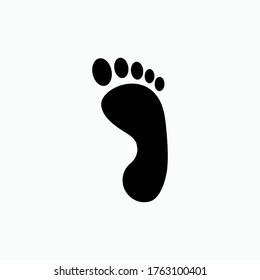 Footprint Icon. UI Symbol - Vector.