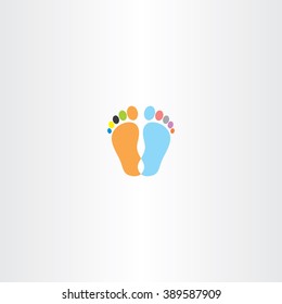 footprint icon vector design 