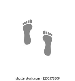 footprint icon . Vector  Eps 10 