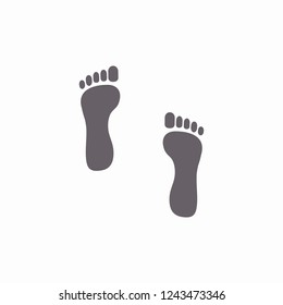 footprint icon . Vector  Eps 10 