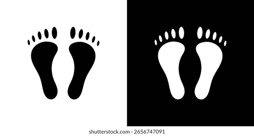 Footprint icon Vector scalable graphics