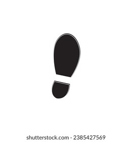 footprint icon vector template illustration logo design