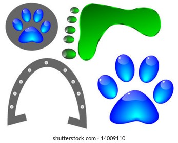 footprint illustration