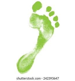 footprint - isolated on white background