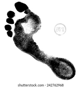 footprint - isolated on white background