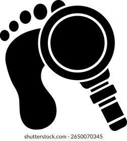 Footprint Line vector Icon Design