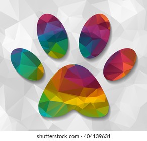 footprint low poly