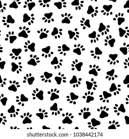 Footprint pattern of the animal,
I made the footprint of the animal a seamless pattern,
