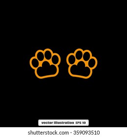 footprint paw