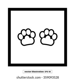 footprint paw