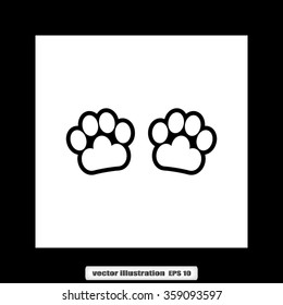 footprint paw