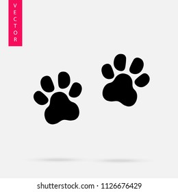 Footprint of paw icon