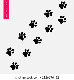 Footprint of paw icon