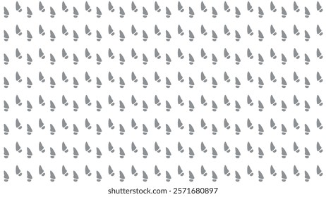 footprint seamless pattern background vector design template