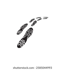 Footprint symbol icon isolated design vector illustration