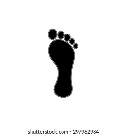 footprint  - vector icon