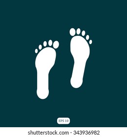 footprint -vector icon