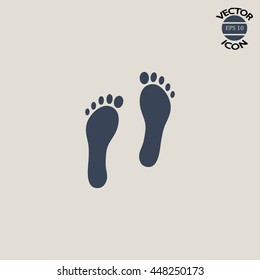 footprint -vector icon
