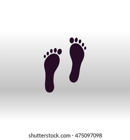 footprint -vector icon